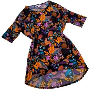 Vibrant Floral Print LuLaRoe Irma Tunic X…